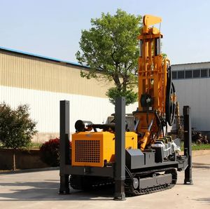 เครื่องเจาะบ่อน้ำแบบติดตั้งบนรถตีนตะขาบเหล็ก 180 เมตร จากโรงงาน ราคาโรงงาน ยังไม่มีรีวิว - Product Image 2