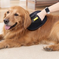 Gant électrostatique anti-poils pour animaux, brosse dépoussiérante, tampon de toilettage pour le nettoyage quotidien des poils de chat et de chien à la maison