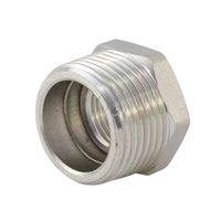 Enchufe macho NPT duradero de 1/2 pulgadas en aluminio, ligero, de igual forma para uso sanitario, técnicas de fundición personalizables OEM