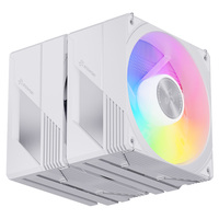 Refroidisseur de processeur SNOWMAN AX660 ARGB DUAL TOWERS, 6 tuyaux, 76,8 CFM, haute performance, compatible AM5 AM4 INTEL TDP260W