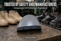 Chaussures de sécurité professionnelles en acier avec embout de protection rond, respirantes, anti-écrasement standard 200J, résistantes à l'usure, vente en gros