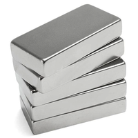 Bande magnétique en néodyme en gros, aimant permanent 50mm x 20mm x 10mm N35, bloc super puissant, aimants en néodyme de terres rares