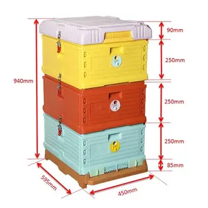 Most Convenient And Efficient Bees Honey Farm Beehive Box For Beekeeping Equipment