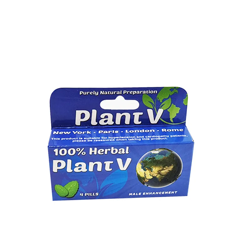 Özel bitki bitkisel krem teşhir kutuları kişisel sağlık Tablet ilaç hap ambalaj karton kutuları asılı delik ile