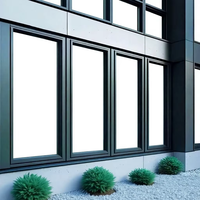 Fenêtres à battants en verre Low-E, structure thermique multi-chambres, profilés de fenêtres à battants en aluminium pour maison moderne