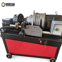 Machine à roulage de filetage stable de type lame BTS pour barres d'armature, vente chaude, pour barres d'acier de 12 mm à 40 mm, machine à roulage de têtes de filières