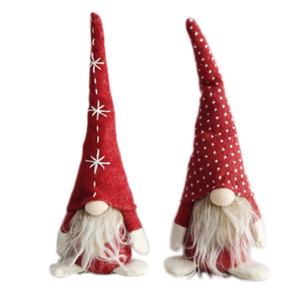 ผู้ผลิต Gnome ตุ๊กตาเครื่องประดับตุ๊กตาผ้ากำมะหยี่,เครื่องประดับคริสต์มาสซานต้าอุปกรณ์ตกแต่งคริสต์มาส - Product Image 1