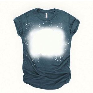 เสื้อยืดเปล่าสำหรับงานซับลิเมชั่นแบบฟอกสี เสื้อยืดฟอกสีสำหรับงานพิมพ์ลายตามสั่ง - Product Image 3