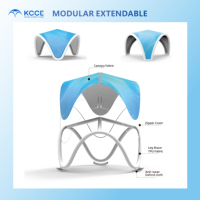 Tente gonflable modulaire de marque personnalisée résistante aux UV pour l'affichage de la publicité