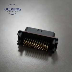 Adattatore Terminale a Crimpare Verticale Femmina MF130 a 35 Pin, 250V DC, Lega di Rame, 5A, Alloggiamento in PBT per Settore Automobilistico/Trasporto Ferroviario - Product Image 3