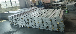 Murs-rideaux en aluminium modernes, revêtement poudré anti-corrosion pour l'extérieur des bâtiments - Product Image 5