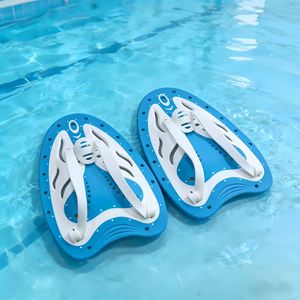 Swim Hand Paddles Lightweight Plastic <b>Adjustable</b> <b>Strap</b> For Men Women Swimming Training Equipment - Product Image 2