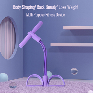 Equipo de Fitness y <span class=keywords><strong>Yoga</strong></span> de 4 Tubos Más Vendido Accesorios de <span class=keywords><strong>Pilates</strong></span> para Ejercicio Asistente de Abdominales con Pedales de Tracción - Product Image 4