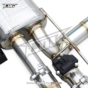 Custom Valvetronic Exhaust Muffler for BMW 540i 540 G30 G38 530i 3.0T B58 Stainless Steel Exhaust Catback <b>With</b> Remote Control - Product Image 4