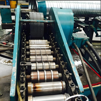 Machine rotative d'ovalisation de conduit en forme de tuyau de vent ovale plat rond en spirale pour l'industrie HVAC