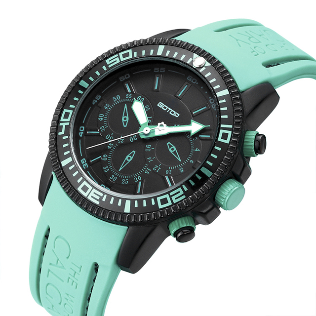 Unite Sports Teenage Tesistant Silicon Watches Men's Water Proof Children Sport Kids Silicone Luminous Watch