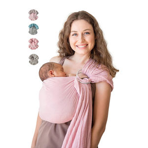 <span class=keywords><strong>Porte</strong></span>-bébé <span class=keywords><strong>anneau</strong></span> respirant et réglable pour nouveau-né, compatible allaitement - Product Image 1