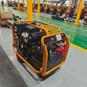 Unidad de Potencia Hidráulica Móvil de 18 HP con Bomba de Gasolina/Diésel, Bomba de Lodos y Martillo Rompedor - Product Image 2