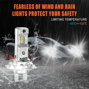 Gview venta al por mayor GMX todo en uno bombillas LED para faros 60W 6000K blanco frío H1 H4 9005 9006 H7 LED 8000lm accesorios de coche para Golf - Product Image 5