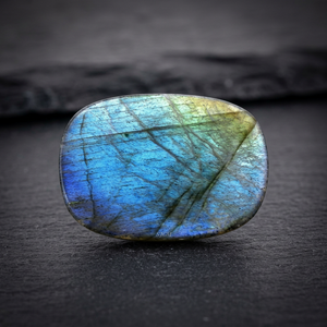 Haute qualité 7X9mm coussin naturel Labradorite pierres précieuses en vrac prix d'usine en gros IGI certifié noir arc-en-ciel Spectrolite - Product Image 3