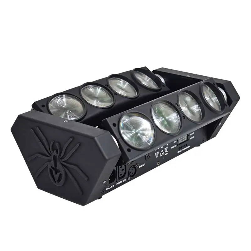 MINI LED 8x12W Lumière D'araignée RGBW DMX512 LED Faisceau de Tête Mobile Lumière Utilisée En DJ Disco barre D'éclairage de Scène KTV