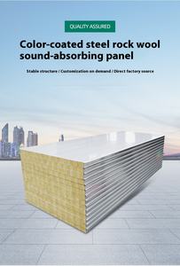 Murs insonorisés en acier industriel Pare-son routier pour ateliers Salles informatiques Panneaux sandwich extérieurs pour chambre froide - Product Image 5