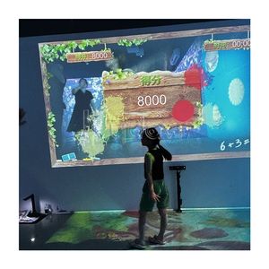 Interior Activar Realidad Aumentada <span class=keywords><strong>Escape</strong></span> Sala de juegos interactiva Metaverse Detección de movimiento Pared Piso Proyección AR Juegos de ritmo - Product Image 5