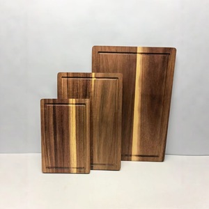 Acacia Wood Cutting Board Rectangle 23x15x1.5 30.5x20x1.5 38x26x1.5 Durable Chopping Block <b>Set</b> - Product Image 3