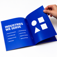 Service d'impression économique de catalogues, brochures et flyers A5 personnalisés avec logo, en papier couché et gaufrage sur papier fantaisie, Jiangsu