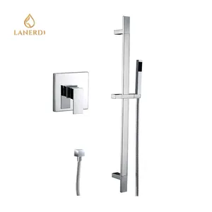 concealed installation shower faucet wtih sliding bar