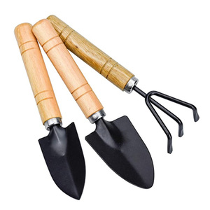 Famille de plantation de fleurs en pot ensemble d'outils de jardinage 3 pièces pelle râteau jeu d'outils de plantation de pelles - Product Image 1
