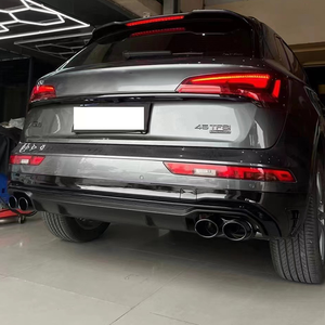 S5Q 2018-2025 <span class=keywords><strong>Q5</strong></span>รถ Fy GLOSS สีดำกันชนกระจายแสงลิปสปลิตเตอร์พร้อมหัวท่อไอเสียสี่ด้านสำหรับ Audi <span class=keywords><strong>Q5</strong></span> B9 SQ5 2018-2025 - Product Image 6