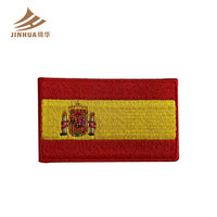 Fabricant de patchs de drapeaux brodés personnalisés OEM, thermocollants ou à coudre, pour vêtements, uniformes, voyages et marques