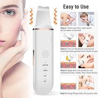 Spatule Nettoyante Visage Vibrante pour Élimination des Points Noirs et Lifting Facial – Outil de Peeling et Nettoyage de la Peau
