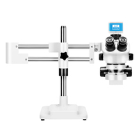 Coin Collecting Binocular Stereo Microscope 7X-50X Zoom for Stamp Appraisal and Fine Electronics Work