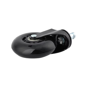 Quality Heavy Duty 360 Degree Swivel Steel Casters Lightweight Noiseless Black <b>Replacement</b> <b>Wheels</b> For Living Room Home Furniture - Product Image 2