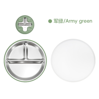 Assiettes divisées avec manchon en silicone et couvercle de rangement |   Assiettes pour dîner et collations, compatibles lave-vaisselle