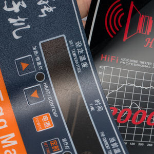 定制印刷电子产品覆盖开关控制按钮Lexan聚碳酸酯薄膜面板标签不干胶 - Product Image 5