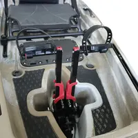 Double Seat Two Person Tandem Fishing Foot Pedal Drive Paddle Kayak with Fins