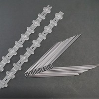 Répulsif à oiseaux en acier inoxydable avec base en plastique, pointes anti-oiseaux, anti-pigeons pour usage extérieur