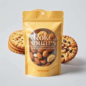 Vente en gros Pochette debout imprimée personnalisée pour l'emballage d'aliments secs Aliments en PET Fruits secs Sushi avec fenêtre Sacs en plastique pour aliments secs - Product Image 5