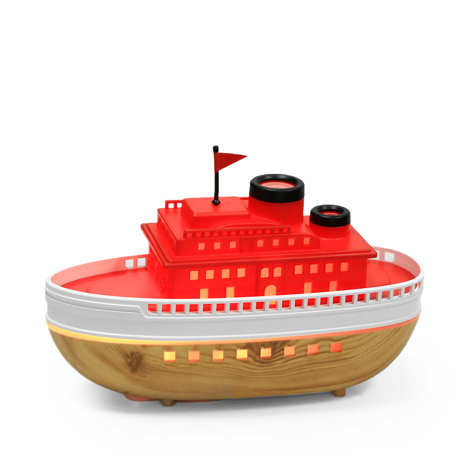 Lumières rouges, blanches, bleues et sept couleurs