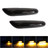 Feux de signalisation latéraux à LED DEAO ABS pour marchepieds, compatibles avec les séries E46/E60/E87/E90/E92/X1/X3 BM1/3/5