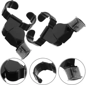 Спортивный свисток для пальцев, громкий четкий звук, свисток для Футбольного Арбитра с пластиковыми кольцами без шнурка - Product Image 3