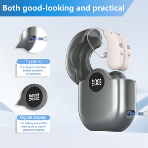 Mini <span class=keywords><strong>amplificateur</strong></span> <span class=keywords><strong>auditif</strong></span> professionnel à 16 canaux <span class=keywords><strong>pour</strong></span> les personnes âgées Fourniture directe en vrac en usine OEM Digital BTE Prothèses auditives rechargeables - Product Image 2