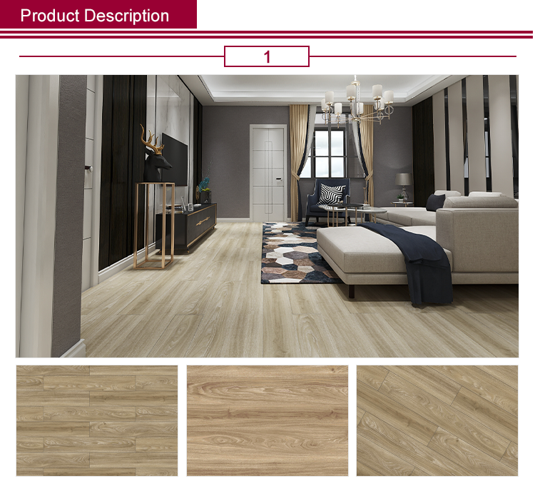 Factory Price Quality Commercial Living Room Fireproof Vinyl Flooring Self-adhensive Waterproof SPC Flooring