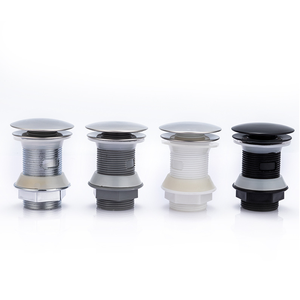 Bonde <span class=keywords><strong>de</strong></span> lavabo 32 mm à bouton-<span class=keywords><strong>poussoir</strong></span>, système click-clack, sans fente, pour drain <span class=keywords><strong>de</strong></span> salle <span class=keywords><strong>de</strong></span> <span class=keywords><strong>bain</strong></span> - Product Image 6