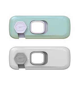 Verrou de sécurité pour réfrigérateur à l'épreuve des enfants, serrures de réfrigérateur avec adhésif 3M, serrures de sécurité pour armoires pour enfants - Product Image 1