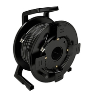 Connecteur à fibre optique en métal noir Skylynn, étanche, enroulable, pour système de gestion de câbles FTTH, SC/FC/ST/LC