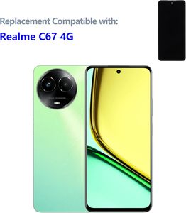 Swark 6.72 \ "Màn hình <span class=keywords><strong>LCD</strong></span> cho realme C67 4G rmx3890 Bảo hành 1 năm-thay thế lắp ráp số hóa màn hình cảm ứng mới với các công cụ - Product Image 6